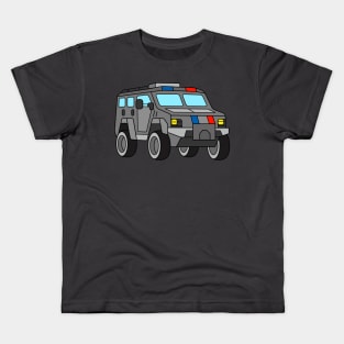 Armoured SWAT Police Truck Kids T-Shirt